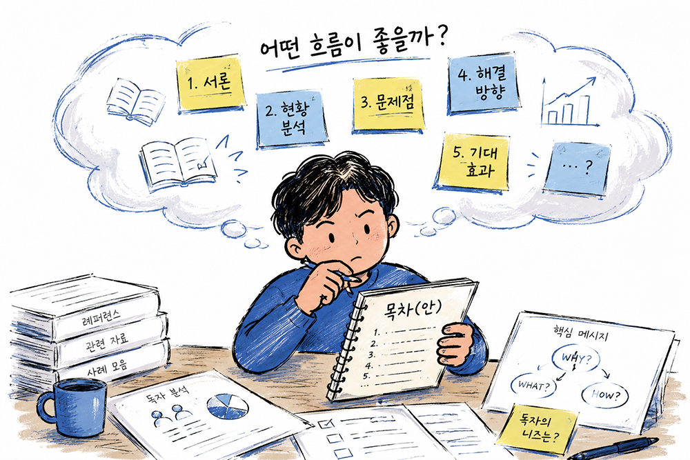 백서 목차가 중요한 이유